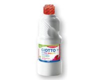 Gouache giotto flacon 500ml coloris blanc