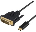 DLH DY-TU4810B câble vidéo et adaptateur 1,8 m USB Type-C DVI Noir