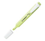 Surligneur stabilo swing cool pastel edition format stylo   pointe biseautee trace 1/4mm  clip coloris zeste de citron