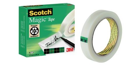 Scotch Magic Tape 810 66 m Fibra, Carta