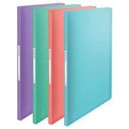 Protège-documents Colour'Breeze polypropylène 5/10e 60 pochettes - 120 vues coloris assortis