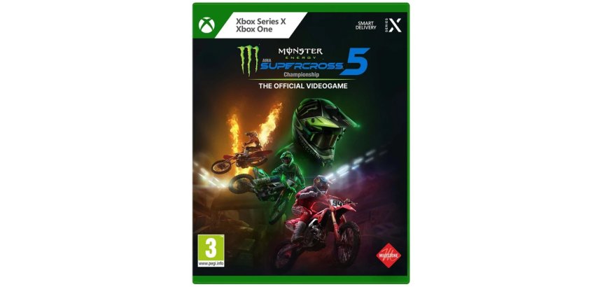 Milestone Monster Energy Supercross 5 Standard English, Spanish, Italian, French, German, Brazilian-Portuguese Xbox Series X