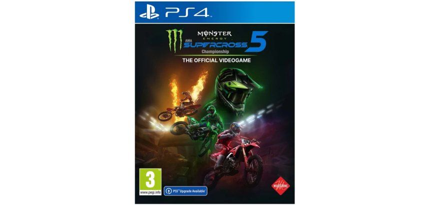Milestone Monster Energy Supercross 5 Standard English, Spanish, Italian, French, German, Brazilian-Portuguese PlayStation 4