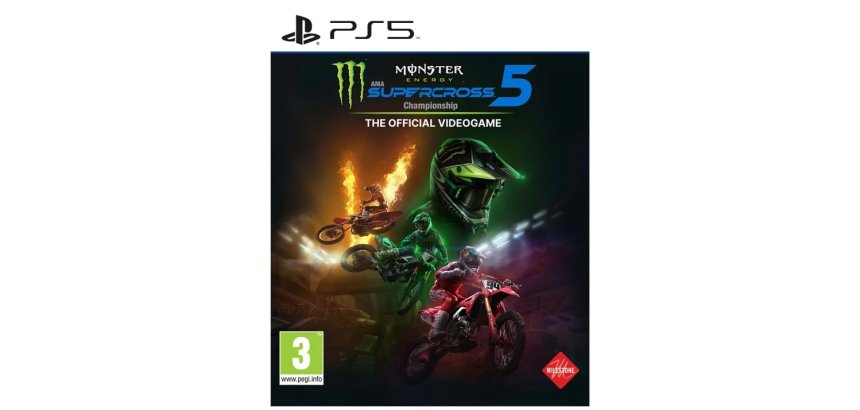 Milestone Monster Energy Supercross 5 Standard German, English, Spanish, French, Italian, Brazilian-Portuguese PlayStation 5