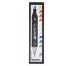 Marqueur manga colors graph'it double pointe encre  translucide set 12 unites
