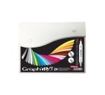Set de marqueurs à alcool oz international graphit brush essential lot 24 unités