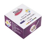 Feutre textile oz international diam's pointe bloquée séchage rapide coloris assortis box scolaire 50 unités
