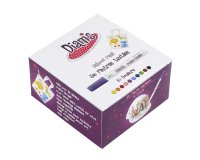 Feutre textile oz international diam's pointe bloquée séchage rapide coloris assortis box scolaire 50 unités