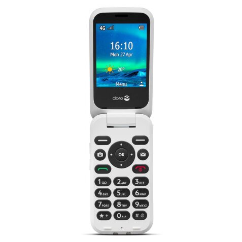 Doro 6820 7,11 mm (0.28") 117 g Rouge Téléphone pour seniors