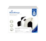 MediaRange ge Schriftband 29x90mm schwarz/weiß Brother DK-11201 400Stk