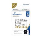MediaRange MRBTZ335 ruban d'étiquette Blanc sur noir