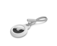 Funda protectora con correa para localizador o rastreador Apple AirTag Belkin F8W974btWHT Secure Holder, blanco