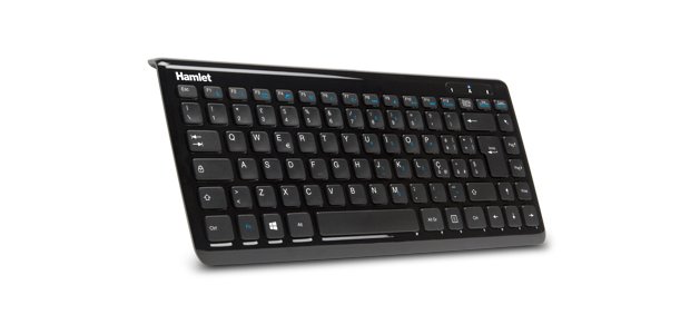 Hamlet XKKITA400CU keyboard Universal USB QWERTY Italian Black