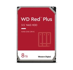 Western Digital Red Plus disco duro interno 8 TB 5640 RPM 256 MB 3.5" Serial ATA III