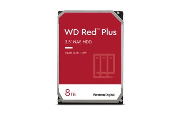 Western Digital Red Plus disco duro interno 8 TB 5640 RPM 256 MB 3.5" Serial ATA III