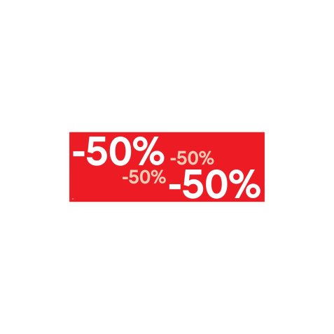 Affiche apli agipa -50% 690x240mm