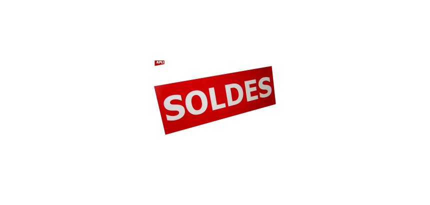 Affiche apli agipa soldes 690x240mm