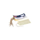 Étiquette américaine apli agipa 63x115mm pré-imprimée ficelle individuelle 250mm carnet 10 unités
