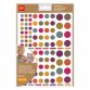 Gommette apli kraft rondes tailles et coloris assortis   624 unites