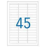 Étiquette adhésive apli agipa multi-usage 12.8x38mm laser jet d'encre formats paramétrés étui a5 720 unités