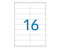 Étiquette adhésive apli agipa imprimante laser copieur 105x35mm boîte 1600 unités