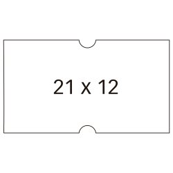 Étiquette apli agipa pour pince enlevable format 21x12mm coloris blanc rouleau 1000 unités lot de 6