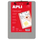 Porte-bloc apli aluminium a4 230x310mm clip fixateur