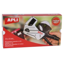 Pince à étiqueter apli agipa aluminium 1 ligne 8 caractères 8mm