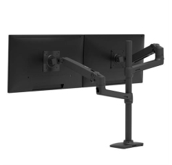 Ergotron LX Series LX Dual Stacking Arm, Tall Pole, Matte Black 101,6 cm (40") Escritorio Negro