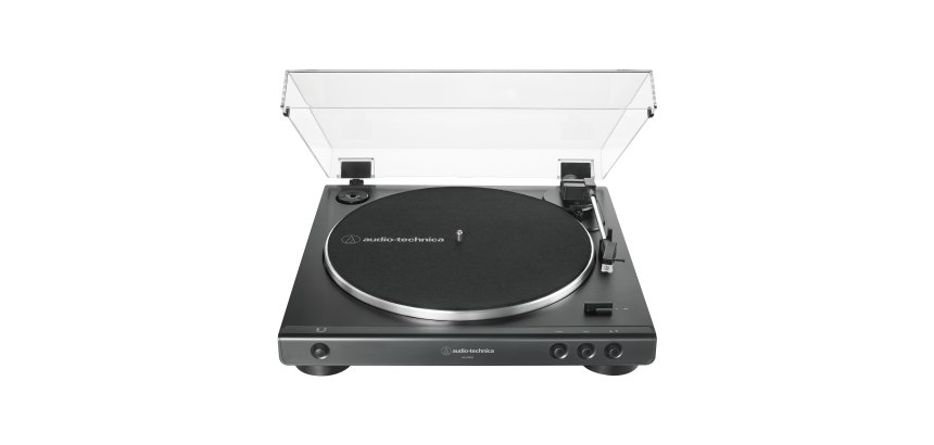 Audio-Technica AT-LP60X Tocadiscos de tracción por correa Negro Totalmente automático