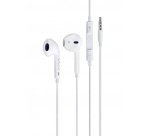 DCU Tecnologic 34151000 écouteurs filaire - Jack - Blanc