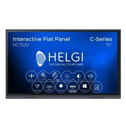 HELGI Monitor Interattivo 75" C Series Wi-Fi RDM-Ready