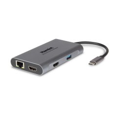 Hamlet HDKC-PD400H laptop dock/port replicator Wired USB 3.2 Gen 1 (3.1 Gen 1) Type-C Grey
