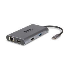 Hamlet HDKC-PD400H laptop dock/port replicator Wired USB 3.2 Gen 1 (3.1 Gen 1) Type-C Grey