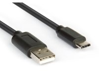Hamlet XCU2A-UC-MM10 USB cable USB 2.0 1 m USB A USB C Black