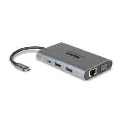 Hamlet HDKC-PD400V laptop dock/port replicator Wired USB 3.2 Gen 1 (3.1 Gen 1) Type-C Grey