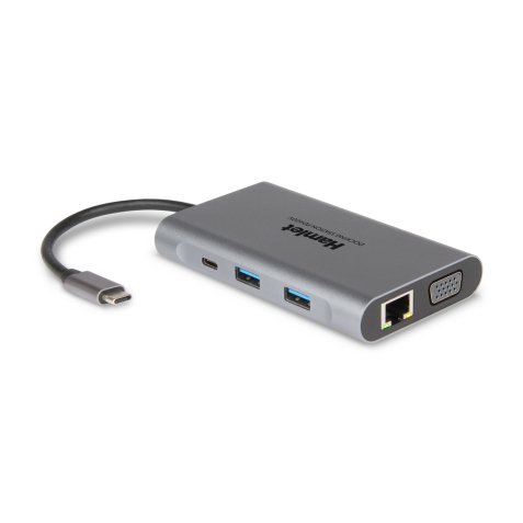 Hamlet HDKC-PD400V laptop dock/port replicator Wired USB 3.2 Gen 1 (3.1 Gen 1) Type-C Grey