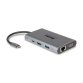Hamlet HDKC-PD400V laptop dock/port replicator Wired USB 3.2 Gen 1 (3.1 Gen 1) Type-C Grey