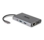 Hamlet HDKC-PD400D laptop dock/port replicator Wired USB 3.2 Gen 1 (3.1 Gen 1) Type-C Grey