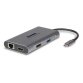 Hamlet HDKC-PD400D laptop dock/port replicator Wired USB 3.2 Gen 1 (3.1 Gen 1) Type-C Grey