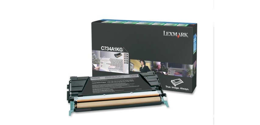 Lexmark - noir - original - cartouche de toner - LCCP, LRP