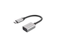 HYPER HD425D-GL cable USB USB 3.2 Gen 2 (3.1 Gen 2) 0,0176 m USB C USB A Negro, Plata