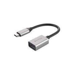 HYPER HD425D-GL cable USB USB 3.2 Gen 2 (3.1 Gen 2) 0,0176 m USB C USB A Negro, Plata
