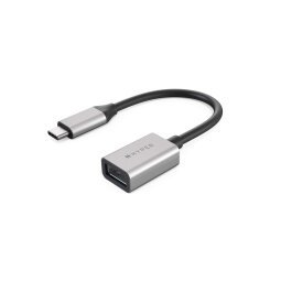 HYPER HD425D-GL cable USB USB 3.2 Gen 2 (3.1 Gen 2) 0,0176 m USB C USB A Negro, Plata