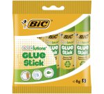 Baton de colle blanche bic ecolutions 8g pochette de 5