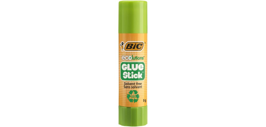 Baton de colle blanche bic ecolutions 8g pochette de 5