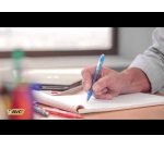 Stylo bic gelocity original pointe moyenne 0,7mm encre    gel retractable coloris       assortis pack semi-rigide 16