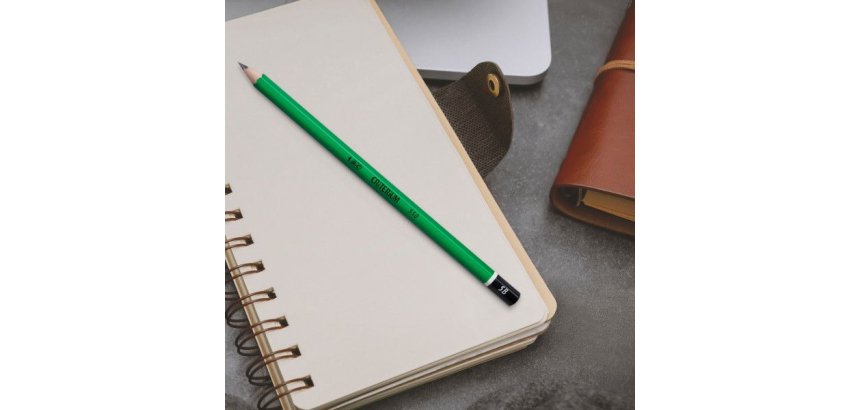 Crayon graphite bic critérium 550 b bois hexagonal tête trempée baguée excellente taillabilité