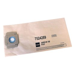 Lot de 10 Sacs d'aspiration jetable Marron en papier capacité 8 litres pour aspirateur Aero 15