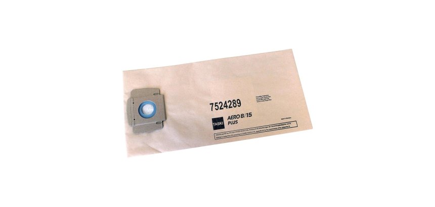 Lot de 10 Sacs d'aspiration jetable Marron en papier capacité 8 litres pour aspirateur Aero 15